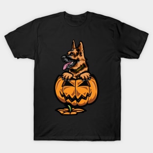 German Shepherd Pumpkin T-Shirt